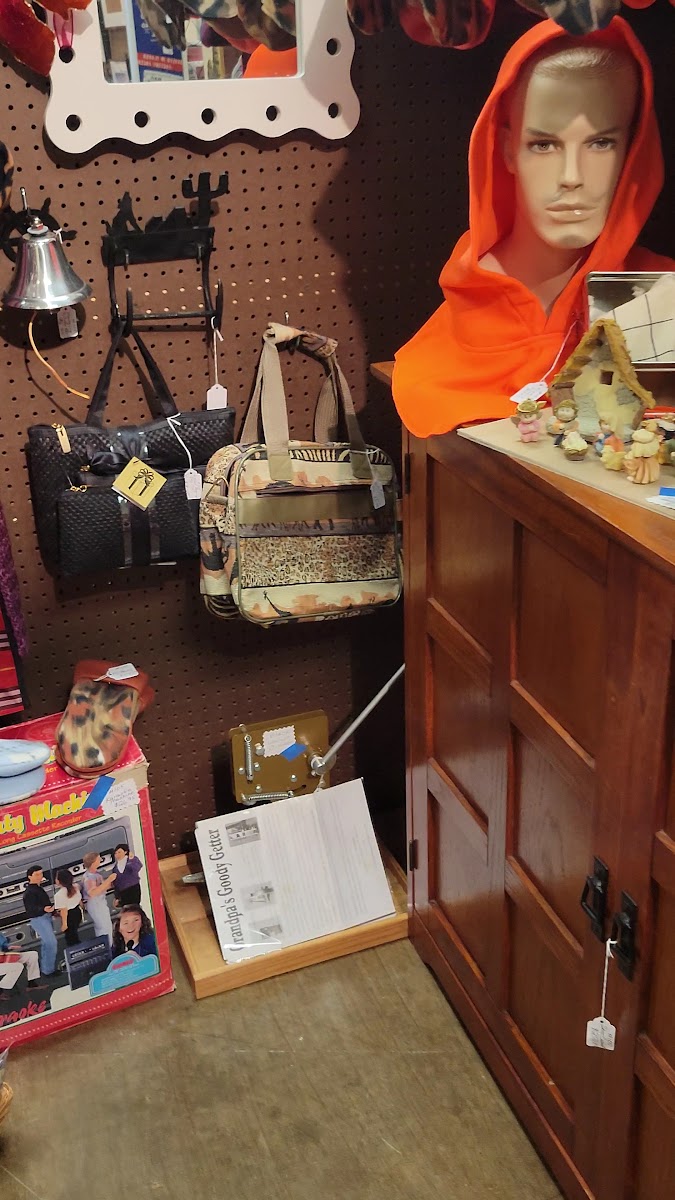 Interior with various vintage items